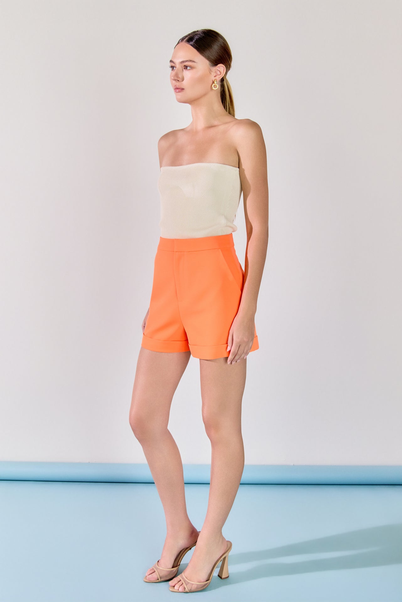 ENDLESS ROSE - Tailored Basic Shorts - SHORTS available at Objectrare