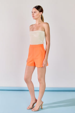 ENDLESS ROSE - Tailored Basic Shorts - SHORTS available at Objectrare