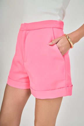 ENDLESS ROSE - Tailored Basic Shorts - SHORTS available at Objectrare