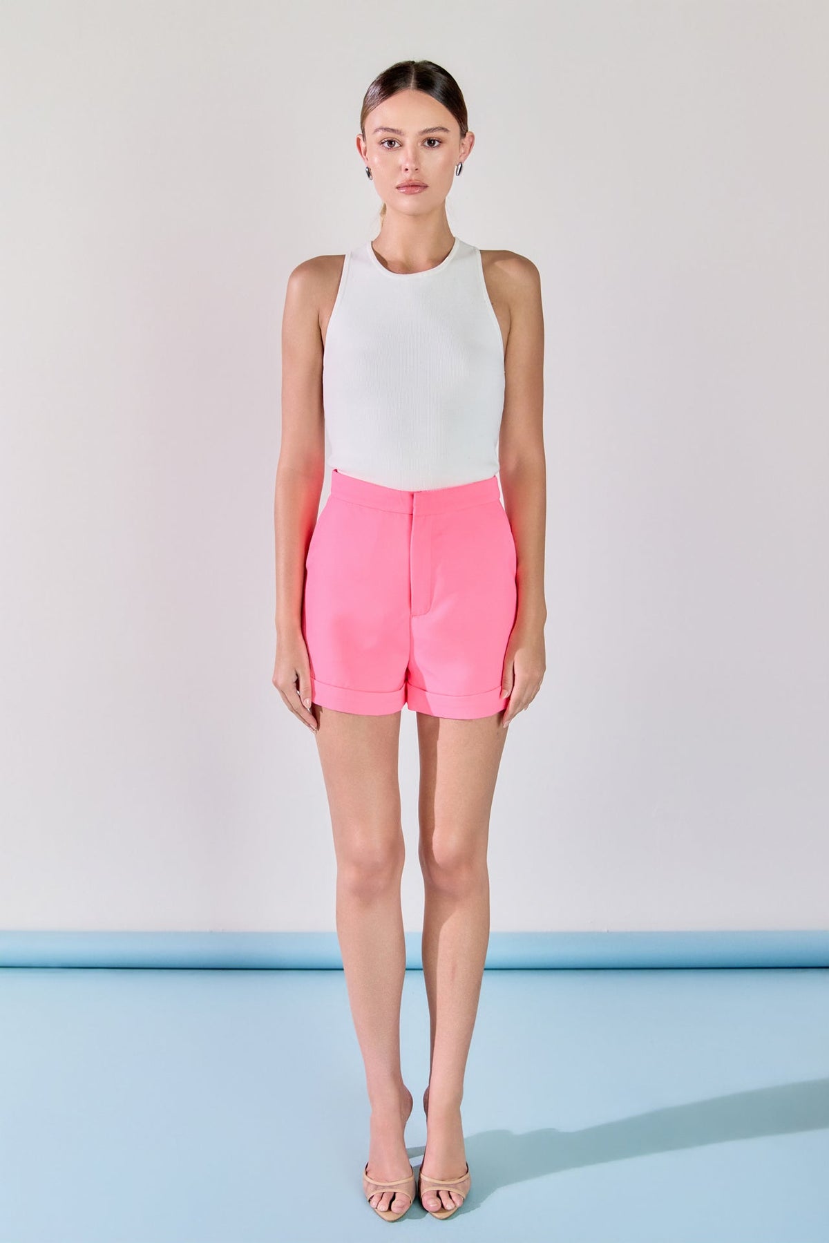ENDLESS ROSE - Tailored Basic Shorts - SHORTS available at Objectrare