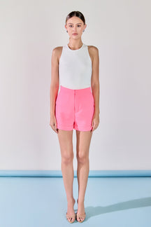 ENDLESS ROSE - Tailored Basic Shorts - SHORTS available at Objectrare