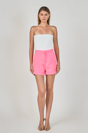 ENDLESS ROSE - Tailored Basic Shorts - SHORTS available at Objectrare
