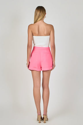 ENDLESS ROSE - Tailored Basic Shorts - SHORTS available at Objectrare