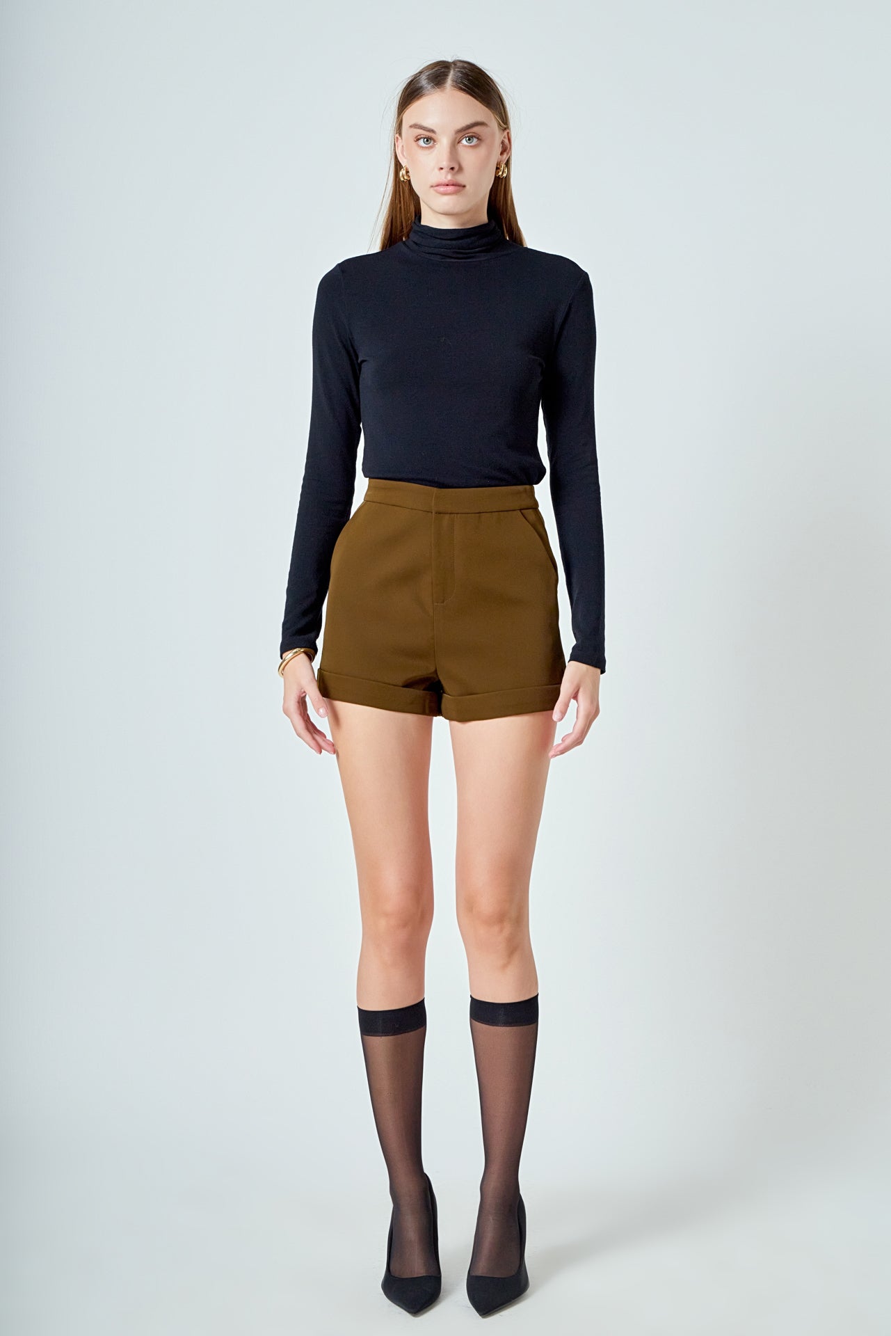 ENDLESS ROSE - Tailored Basic Shorts - SHORTS available at Objectrare
