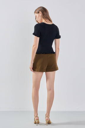 ENDLESS ROSE - Endless Rose - Tailored Basic Shorts - SHORTS available at Objectrare