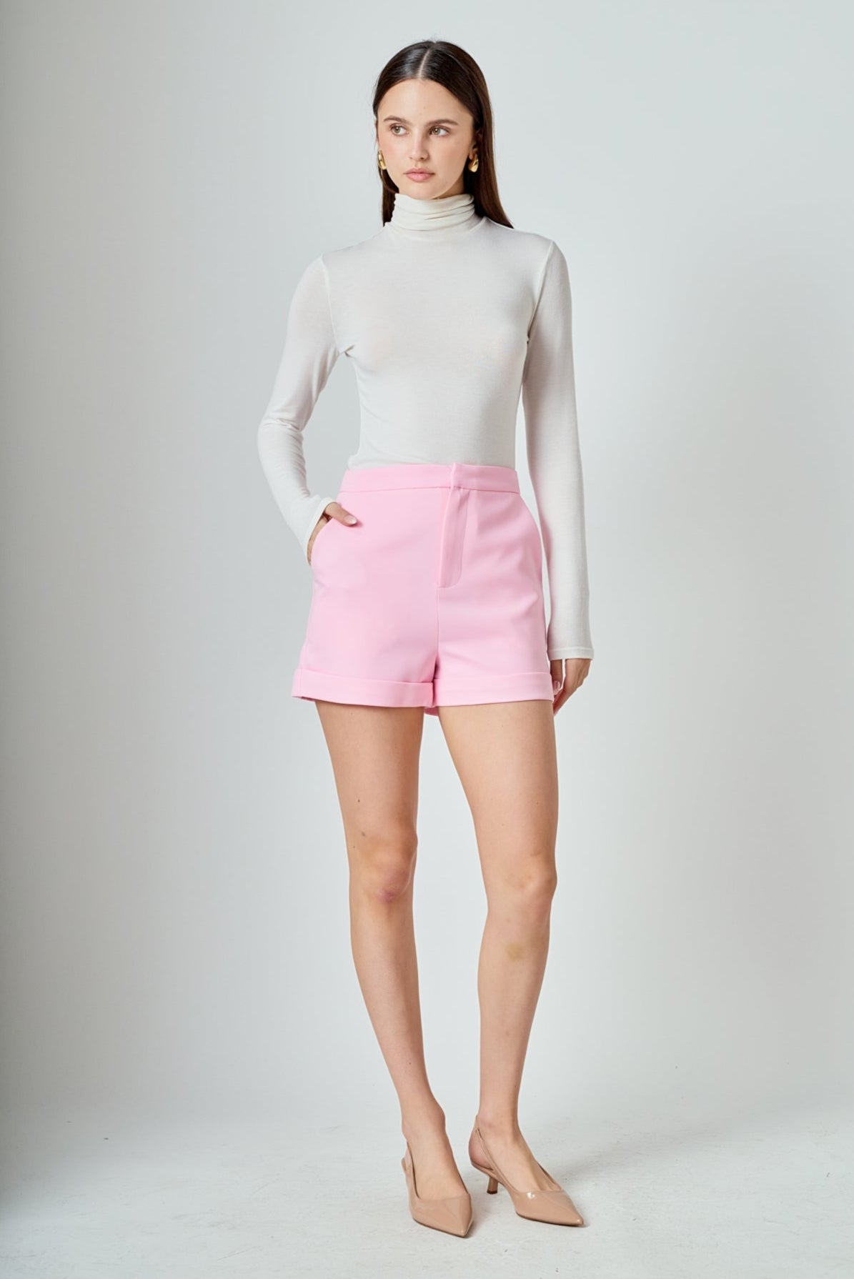 ENDLESS ROSE - Tailored Basic Shorts - SHORTS available at Objectrare
