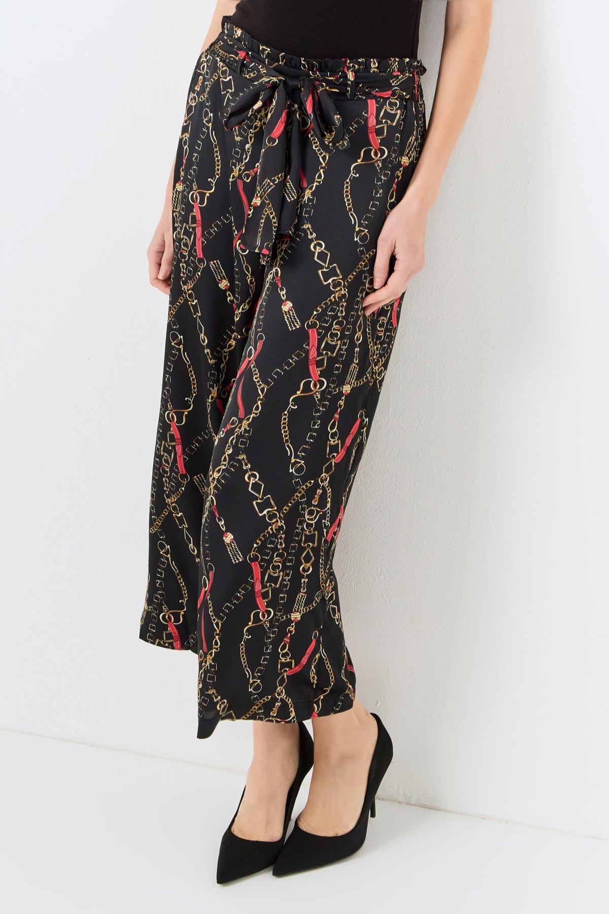Chain Print Pants