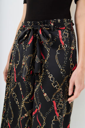 LA'VEN - Chain Print Pants - PANTS available at Objectrare
