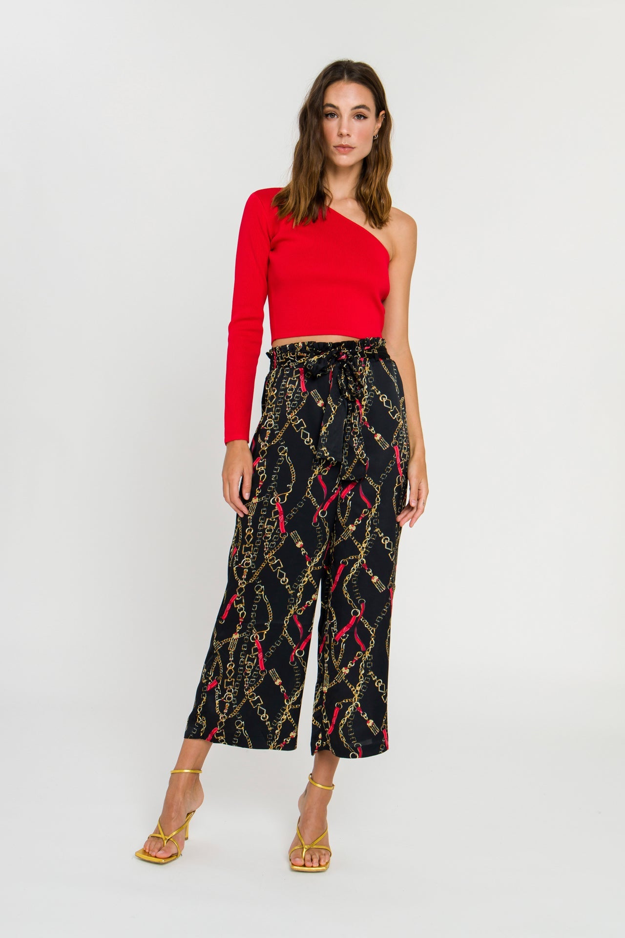 LA'VEN - Chain Print Pants - PANTS available at Objectrare