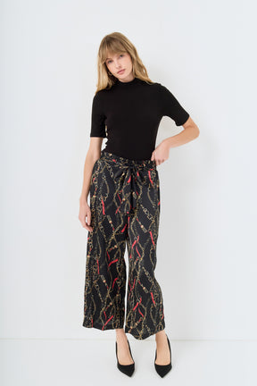 LA'VEN - Chain Print Pants - PANTS available at Objectrare