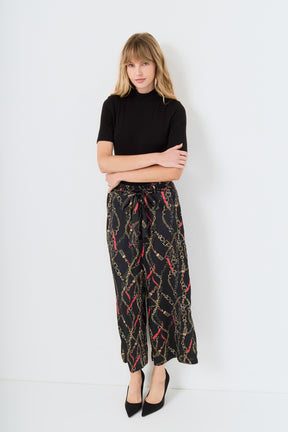 LA'VEN - Chain Print Pants - PANTS available at Objectrare