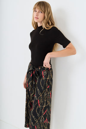 LA'VEN - Chain Print Pants - PANTS available at Objectrare