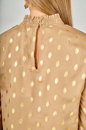 ENDLESS ROSE - Polka Dot Chiffon Blouse - SHIRTS & BLOUSES available at Objectrare