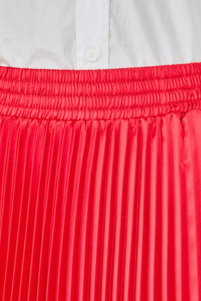 ENDLESS ROSE - Sunburst Pleated Skirt - SKIRTS available at Objectrare