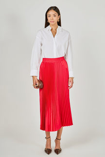 ENDLESS ROSE - Sunburst Pleated Skirt - SKIRTS available at Objectrare