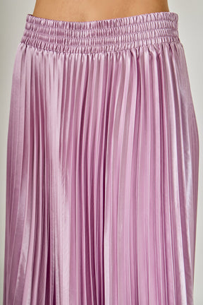 Sunburst Pleated Skirt