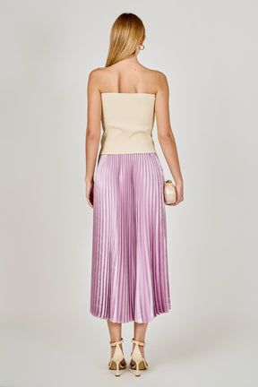 Sunburst Pleated Skirt