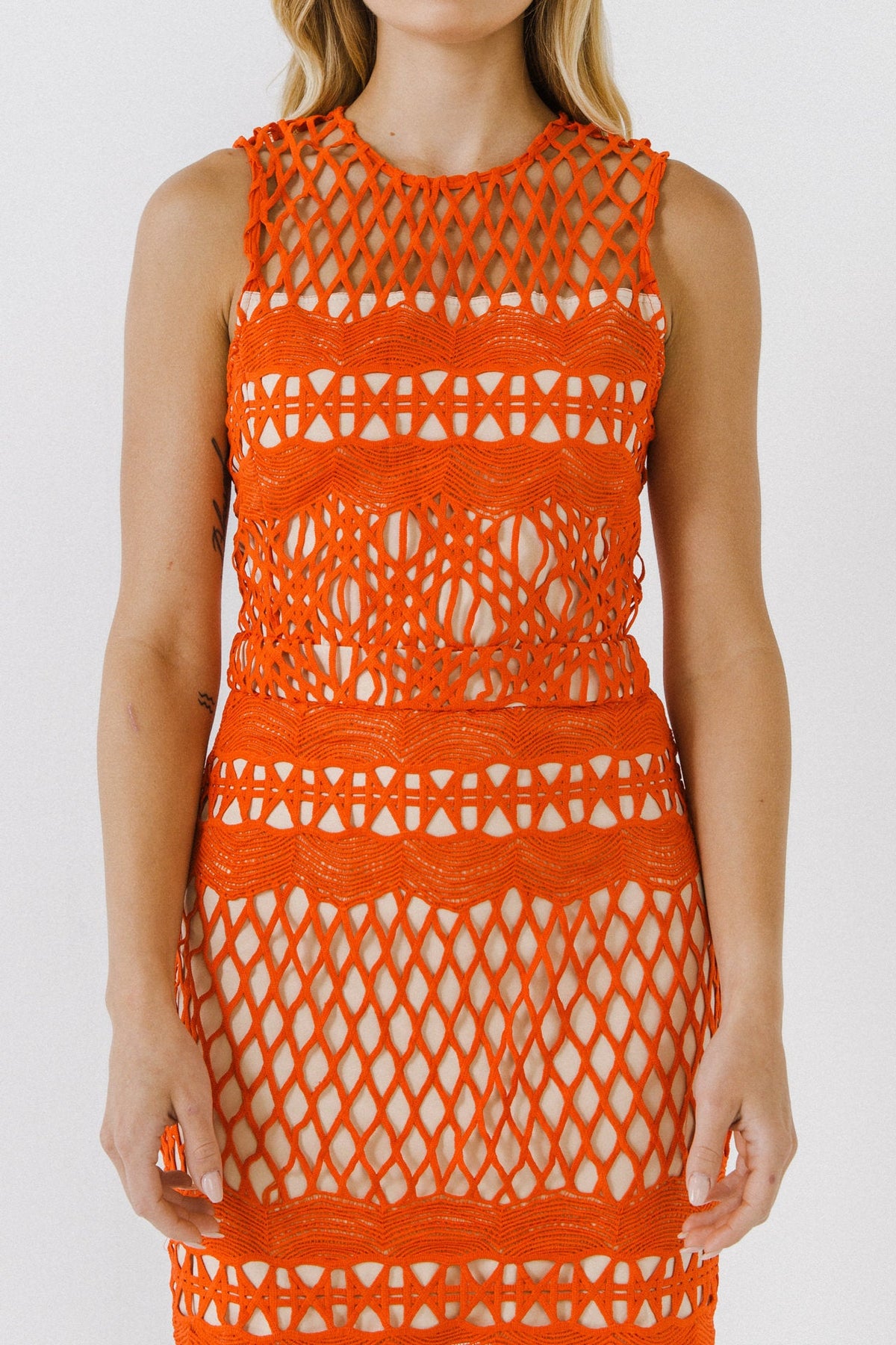 ENDLESS ROSE - Guipure Lace Dress - DRESSES available at Objectrare