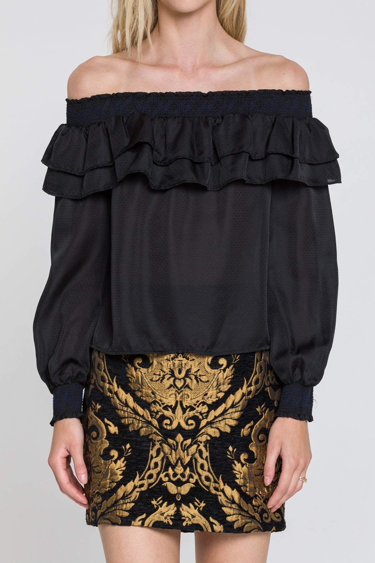 Smocked Off the Shoulder Top