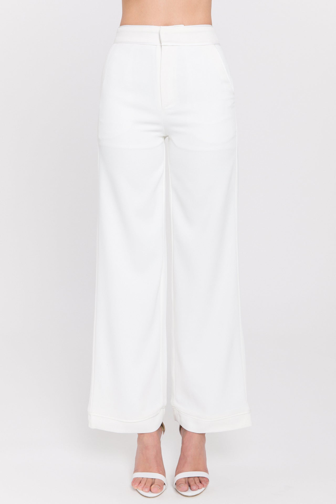 ENDLESS ROSE - Crepe Trousers - PANTS available at Objectrare