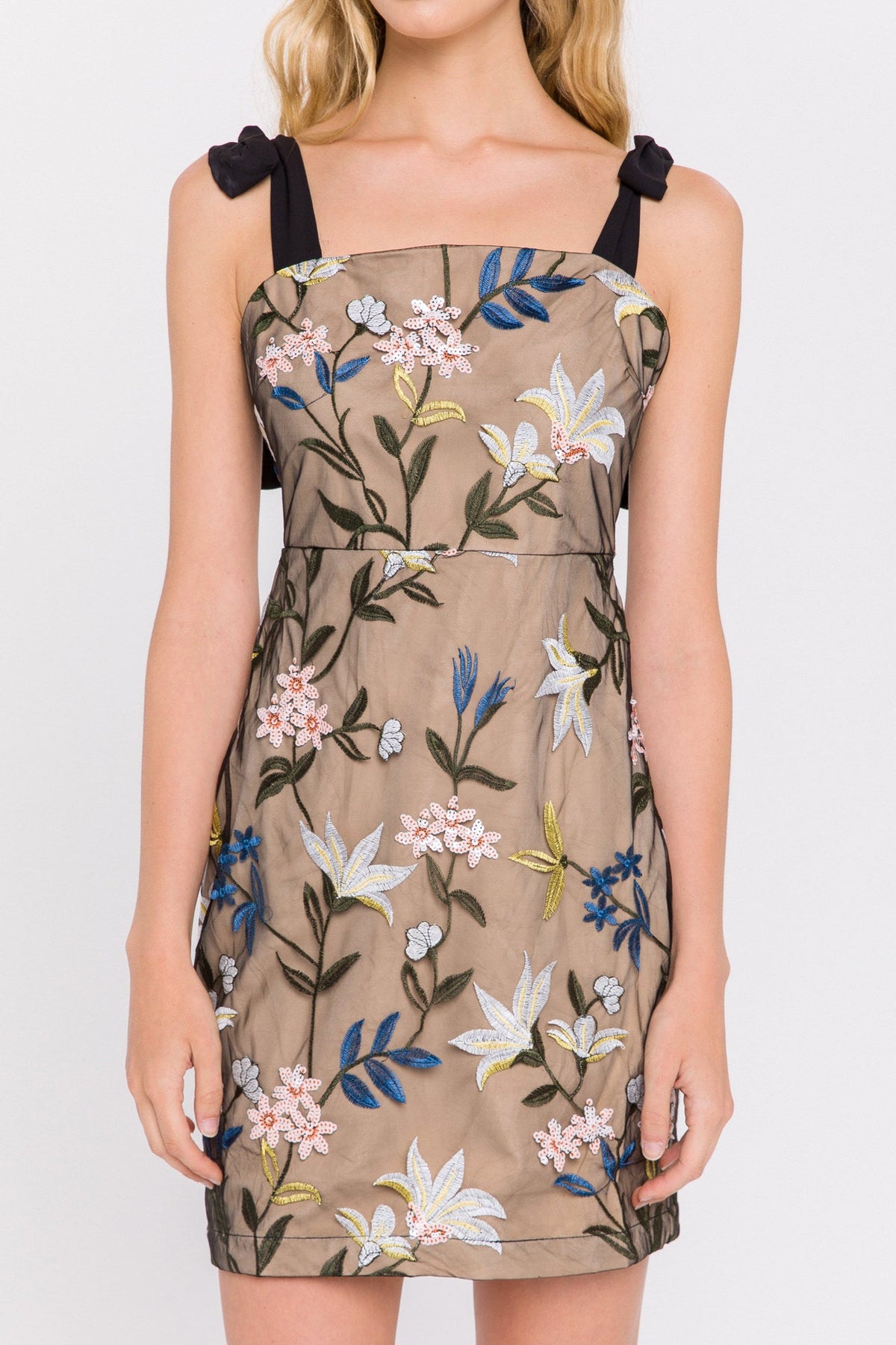 Floral Embroidered Dress