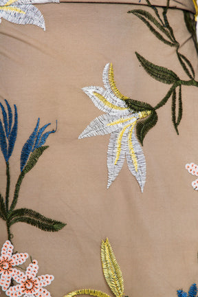 Floral Embroidered Dress