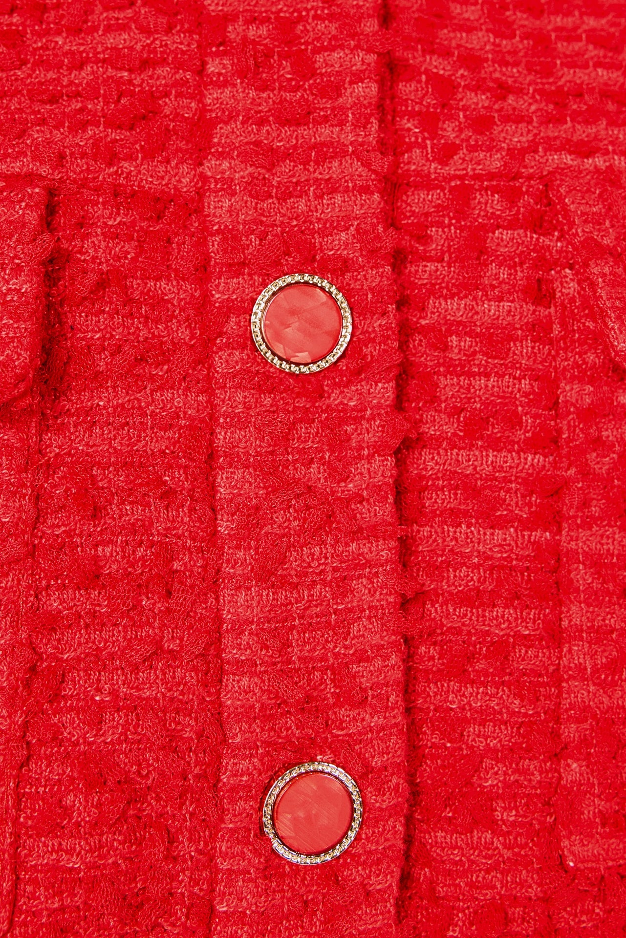 ENDLESS ROSE - Double Pocket Tweed Jacket - JACKETS available at Objectrare