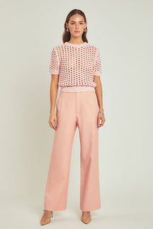 ENDLESS ROSE - Sequins Knit Top - TOPS available at Objectrare