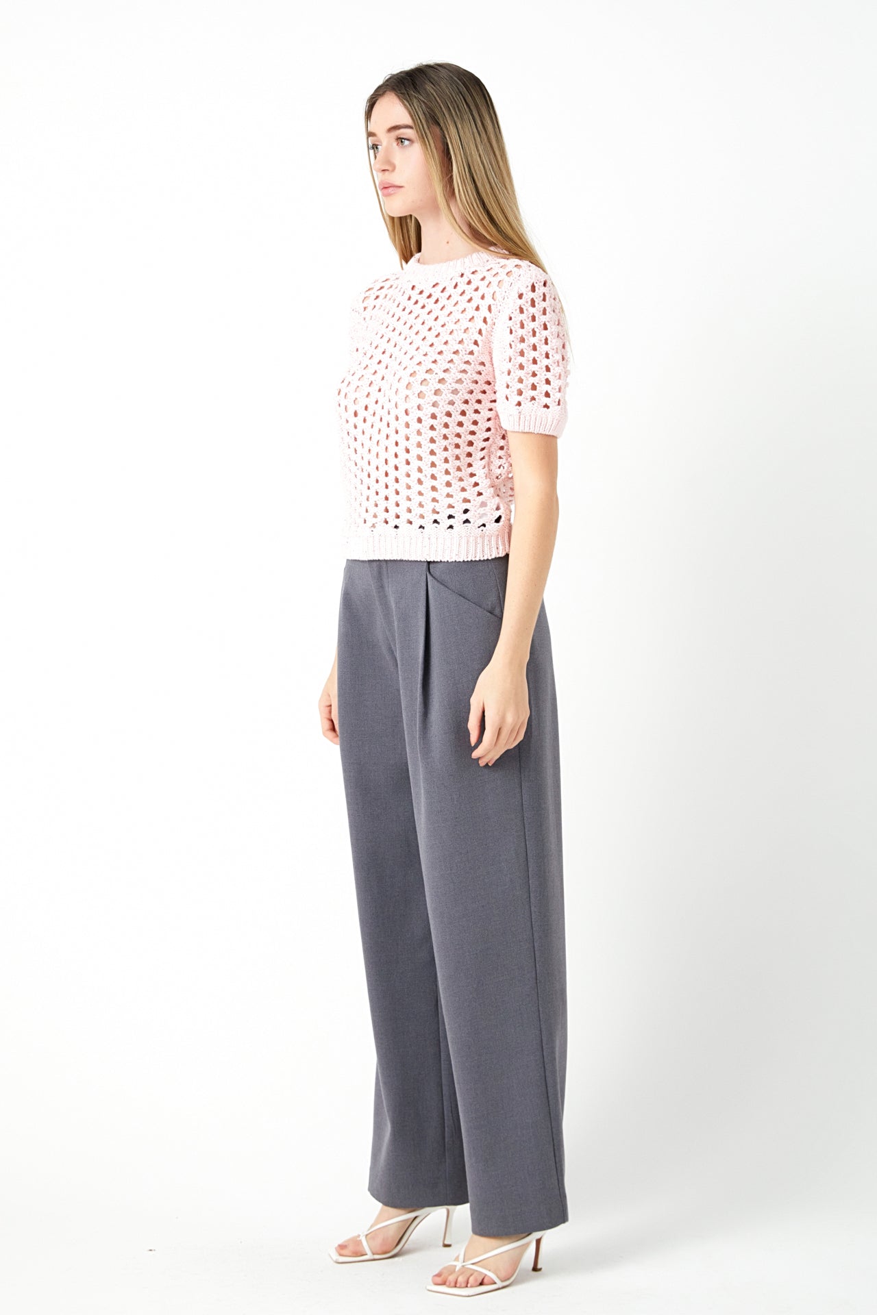 ENDLESS ROSE - Sequins Knit Top - TOPS available at Objectrare