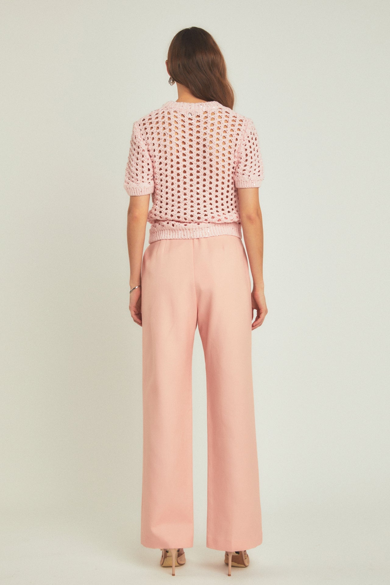 ENDLESS ROSE - Sequins Knit Top - TOPS available at Objectrare