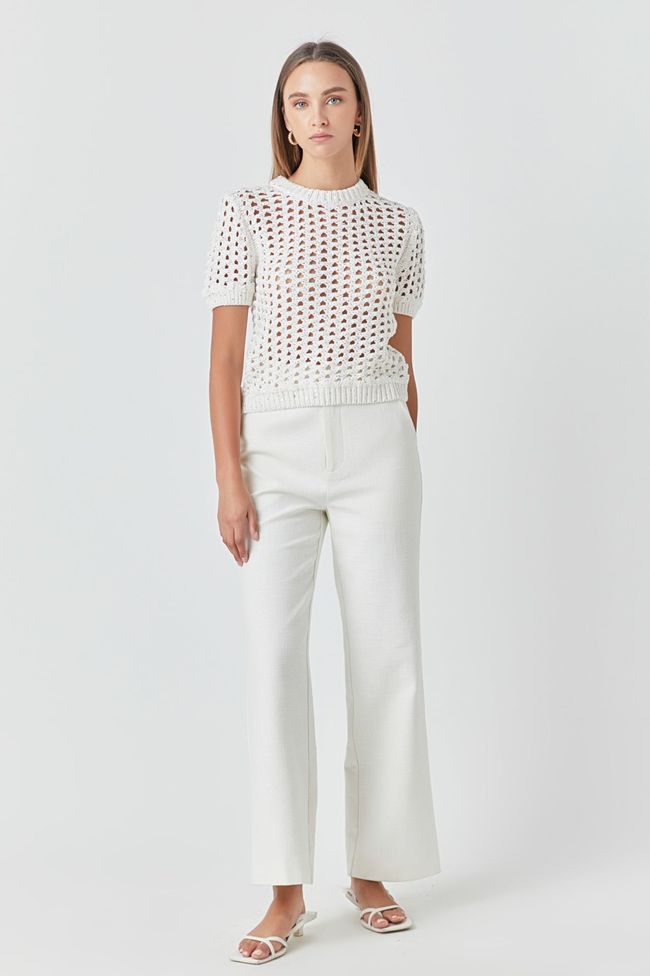 ENDLESS ROSE - Sequins Knit Top - TOPS available at Objectrare