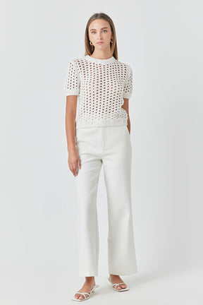 ENDLESS ROSE - Sequins Knit Top - TOPS available at Objectrare