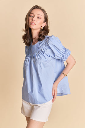 Tuck Detail Blouse