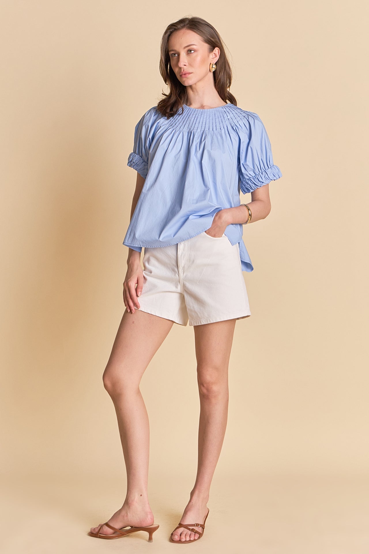 Tuck Detail Blouse