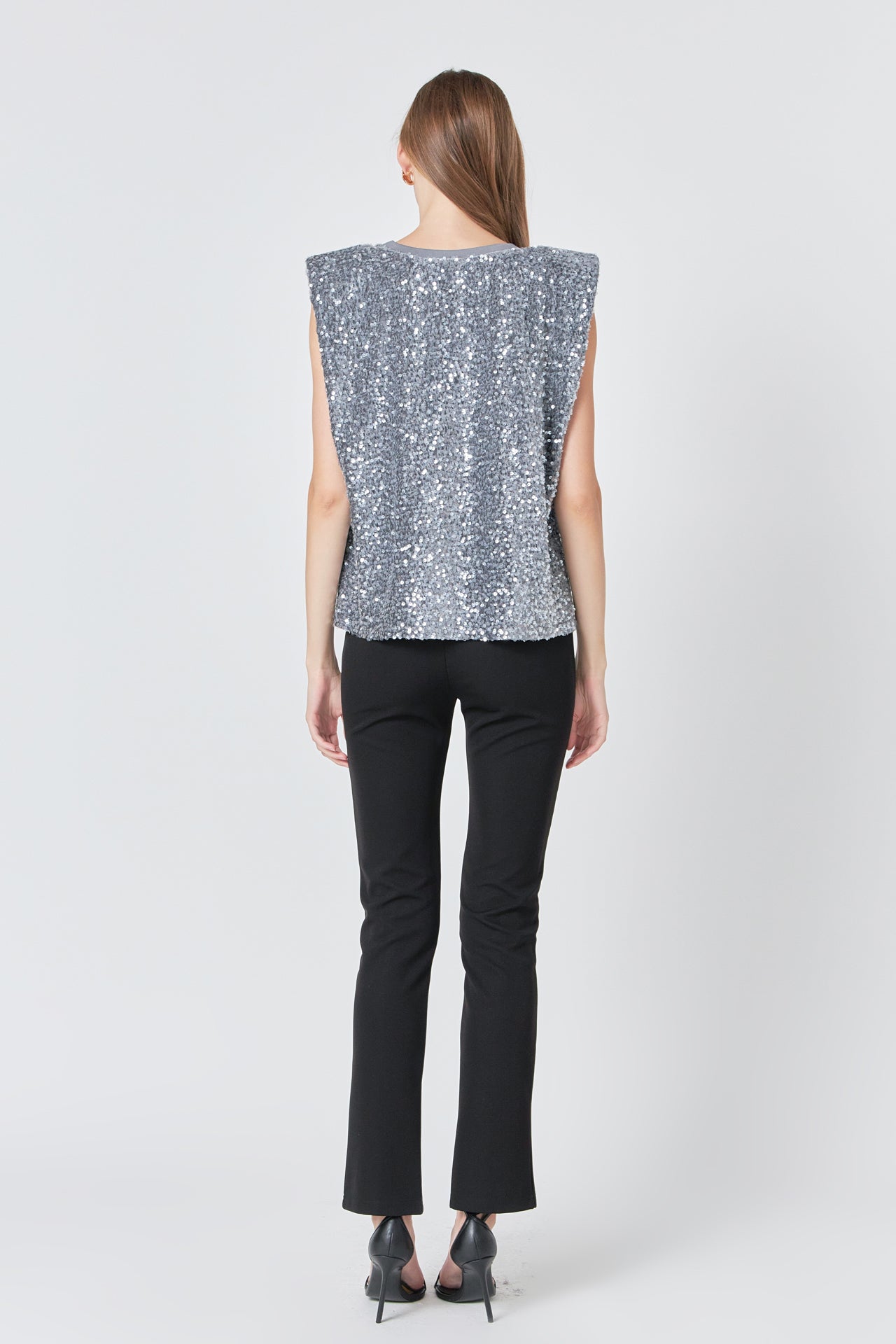 ENDLESS ROSE - Endless Rose - Sequin Embellished Top - TOPS available at Objectrare