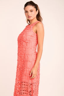 ENDLESS ROSE - Textured Sleeveless Lined Maxi Dress - DRESSES available at Objectrare