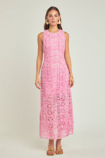 ENDLESS ROSE - Endless Rose - Textured Sleeveless Maxi Dress - DRESSES available at Objectrare