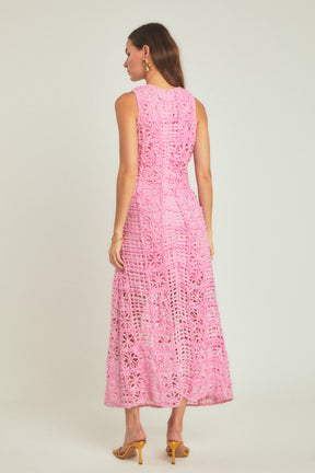 ENDLESS ROSE - Endless Rose - Textured Sleeveless Maxi Dress - DRESSES available at Objectrare