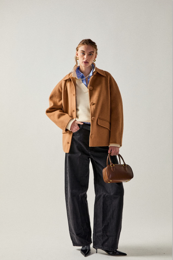 ENGLISH FACTORY - Oversized Wool Coat - COATS available at Objectrare