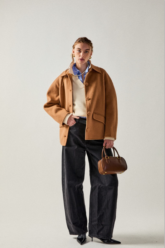 ENGLISH FACTORY - English Factory - Oversized Wool Coat - COATS available at Objectrare