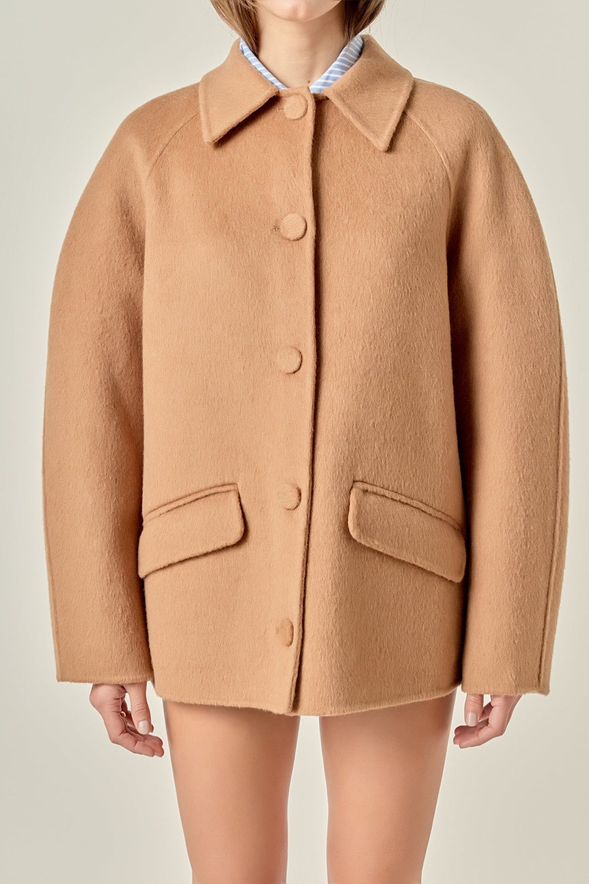 ENGLISH FACTORY - Oversized Wool Coat - COATS available at Objectrare