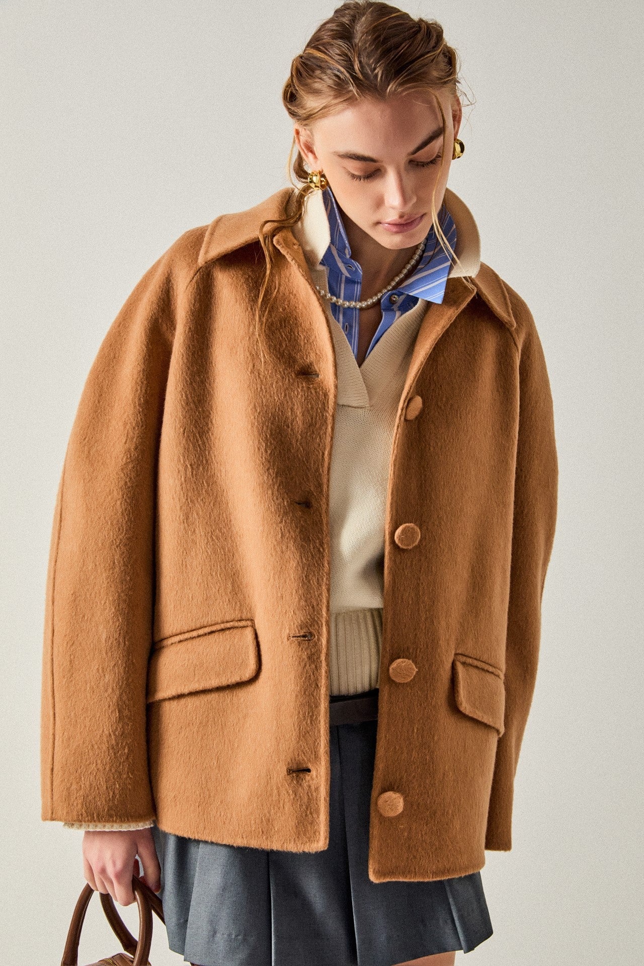 ENGLISH FACTORY - English Factory - Oversized Wool Coat - COATS available at Objectrare