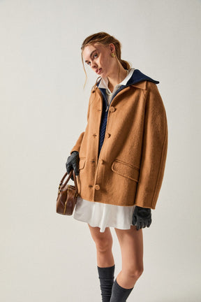 ENGLISH FACTORY - English Factory - Oversized Wool Coat - COATS available at Objectrare