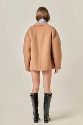 ENGLISH FACTORY - Oversized Wool Coat - COATS available at Objectrare