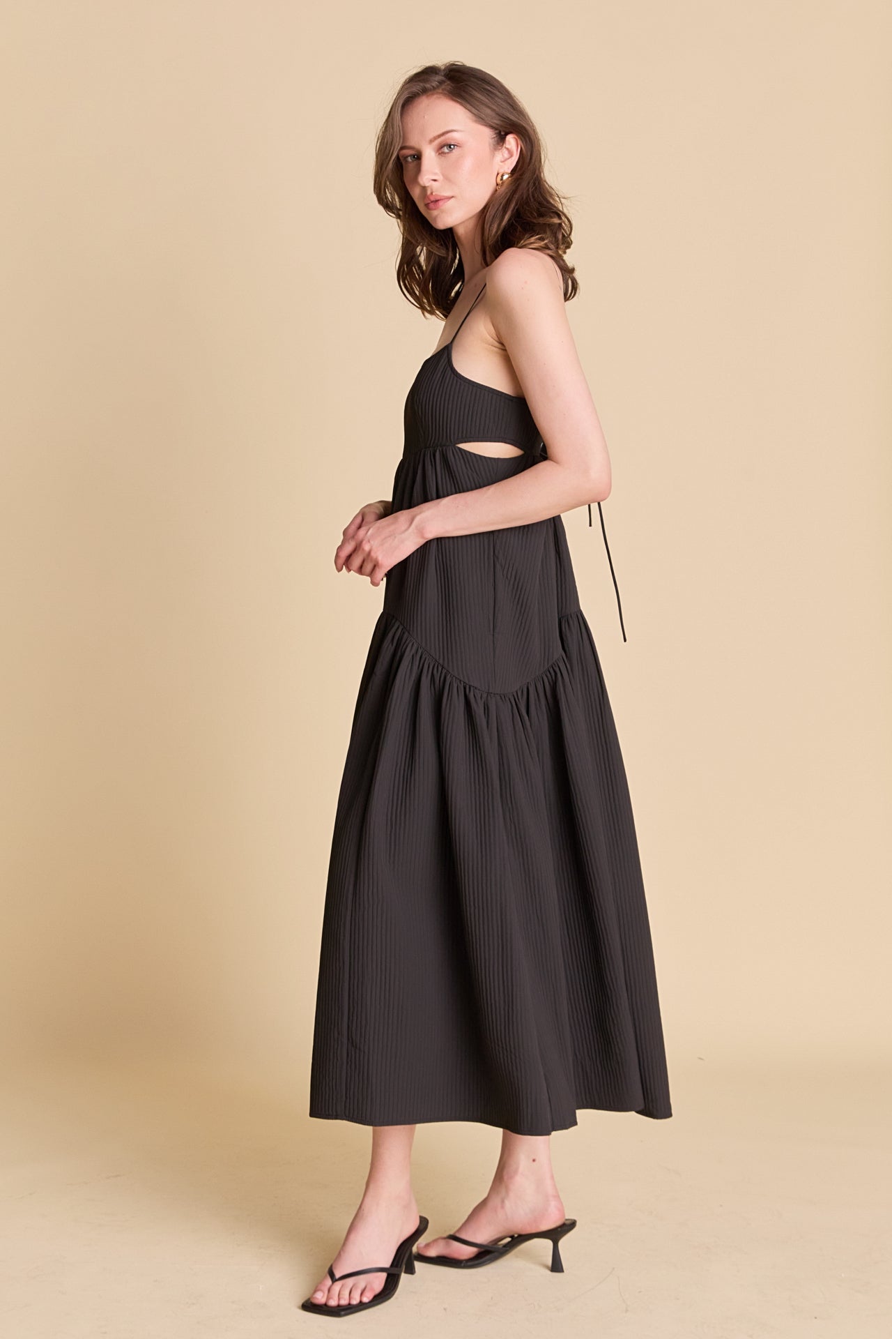 ENDLESS ROSE - Textured Maxi Dress - DRESSES available at Objectrare