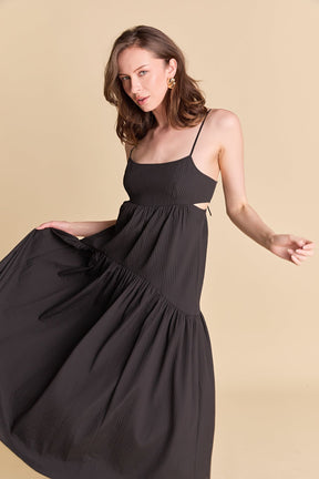 ENDLESS ROSE - Textured Maxi Dress - DRESSES available at Objectrare