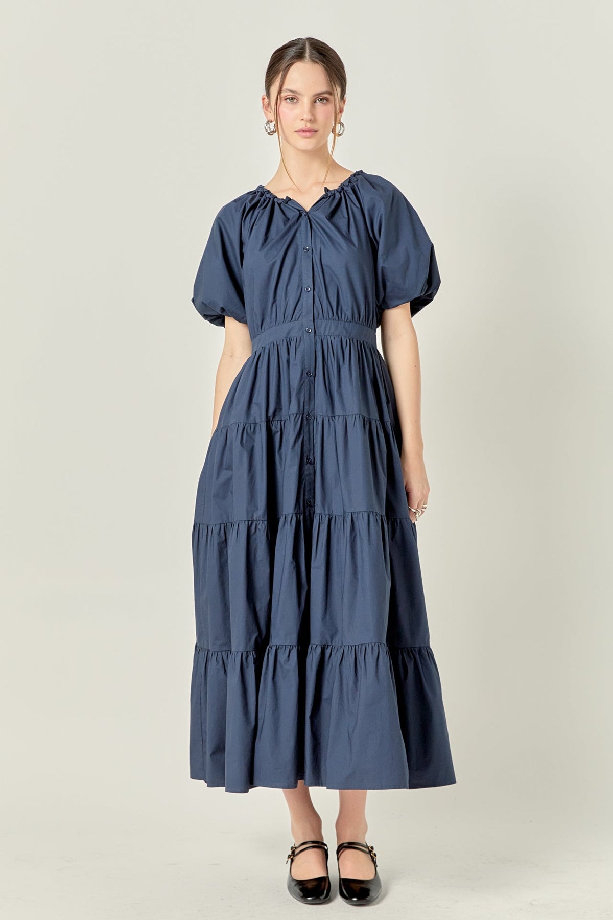 ENGLISH FACTORY - Short Sleeves Dress - DRESSES available at Objectrare