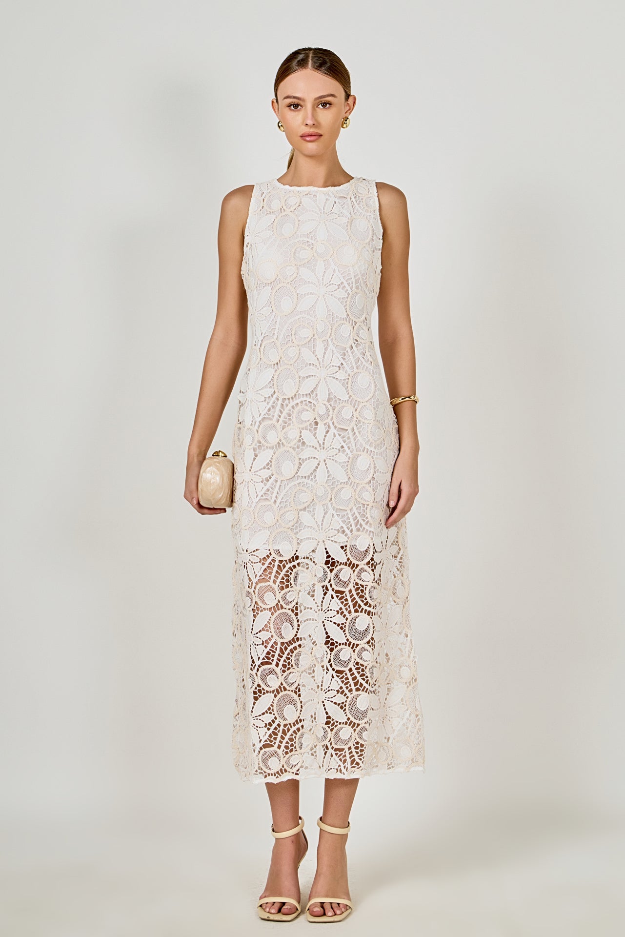 ENDLESS ROSE - Textured Maxi Dress - DRESSES available at Objectrare