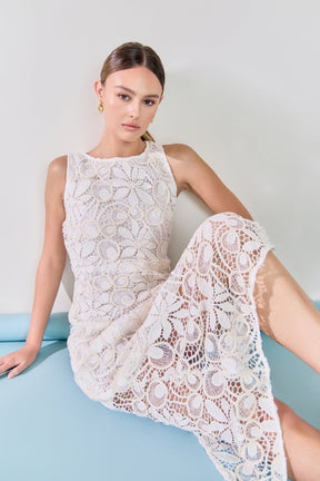 ENDLESS ROSE - Textured Maxi Dress - DRESSES available at Objectrare