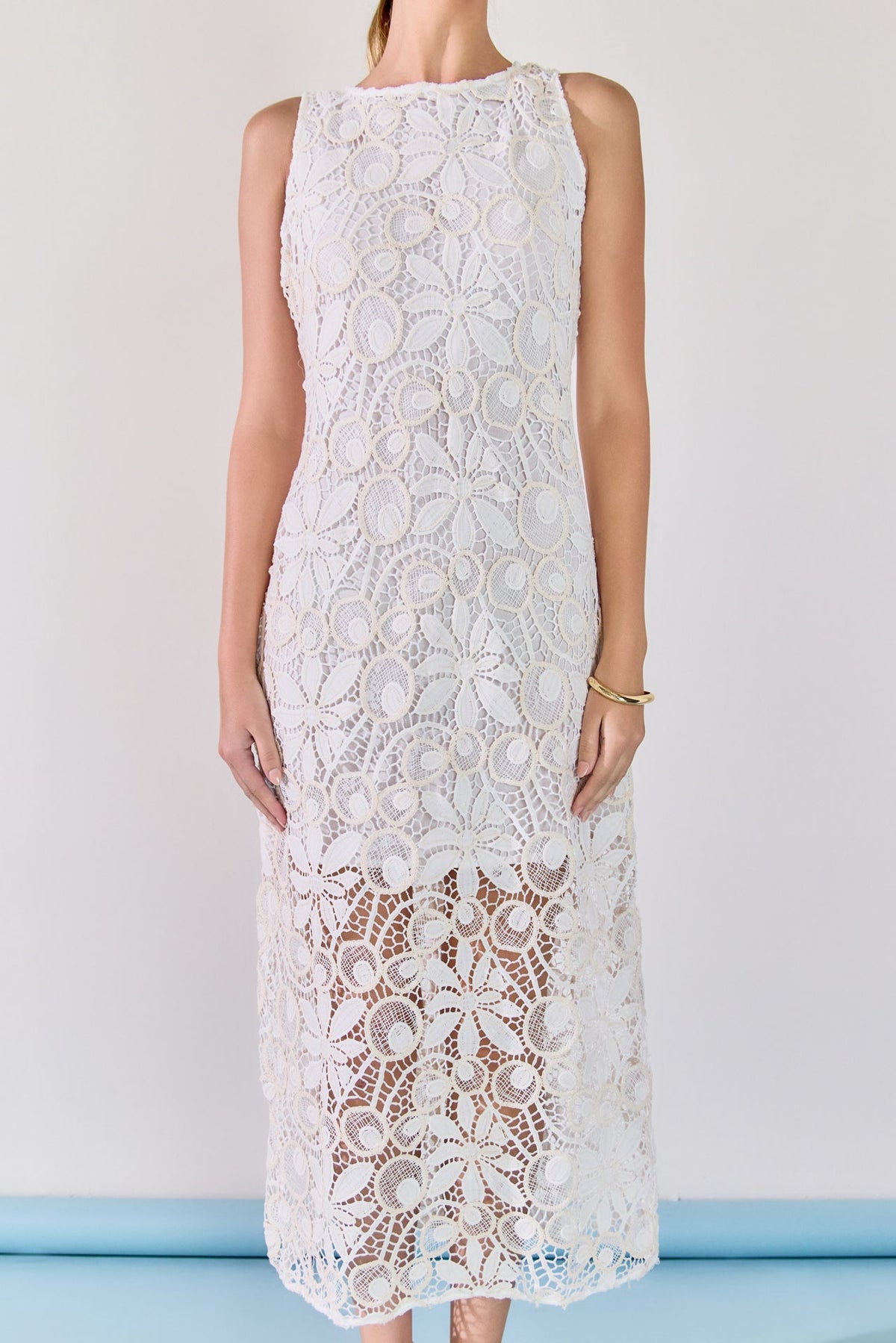 ENDLESS ROSE - Textured Maxi Dress - DRESSES available at Objectrare